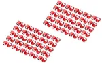 Digitus Farbclips f&uuml;r Patchkabel RJ45 100 St&uuml;ck rot