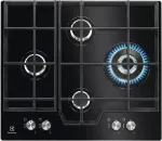 Pliidiplaat Electrolux KGG6456K Black Built-in 59 cm Gas 4 zone(s)
