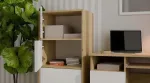 TOP E SHOP ALMA CHEST OF DRAWERS ARTISAN OAK/WHITE