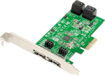 V&otilde;rgukaart No name Kontroller Dawicontrol PCIe 2.0 x2 - 4x SATA 3 + 2x eSATA (DC-624e)