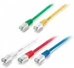 EQUIP Patchkabel Cat6 S/FTP 2xRJ45 50.00m grau LSZH Polybeutel