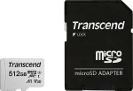 M&auml;lukaart TRANSCEND microSDXC 300S-A 512GB Class 10 UHS-I U3 V30 A1