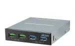 Akasa USB hub 2 x Quick Charge 3.0 + 2 x USB 3.1