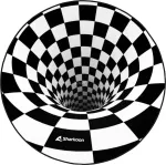 SHARKOON SKILLER SFM12 3D Vortex, protective mat (black/white, 120cm)