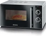 Mikrolaineahi Severin MW 7771 black/silver 2 in 1 with Grill Function