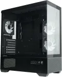 Korpus Zalman CHRONIX V2, ATX Mid Tower PC Case, 3 x 120mm ARGB Fans, Black