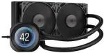 CORSAIR Nautilus 240 RS LCD Processor All-in-one liquid cooler 12 cm Black 1 pc(s)