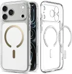 SPIGEN ACS12157 mobile phone case 16 cm (6.3") Cover Gold, Transparent