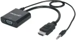 Manhattan - Videokonverter - VGA - Schwarz (151559)