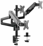 EQUIP 17"-27" Triple Monitor Desk Mount Bracket