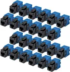 StarTech CAT6 KEYSTONE JACK 24-PACK 24-PACK180-DEGREE TOOLLESS BLACK