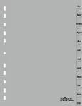 DURABLE Monatsregister A4 Jan-Dez PP volldeck. grau