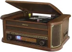 Roadstar Muusikakeskus retro USB/vin&uuml;&uuml;l/cd/FM/BT