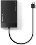 Ugreen 30847 storage drive enclosure HDD/SSD enclosure Black 2.5"