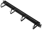 ROLINE 19-Zoll Rangierpanel 1 HE, mit Brstenleiste 44x60mm schwarz