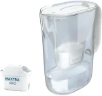 Brita Style Essential Pitcher water filter 2.4 L Transparent, White