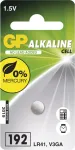 GP BATERIE Alkaline button battery GP LR41 (192F), 1 pc