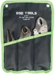 DSDTOOLS 3 TK. Klambrite komplektas su mink&scaron;tomis rankenomis DS1271
