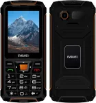 Mobiiltelefon EVOLVEO StrongPhone Z6, IP68 resistant Dual SIM phone, 2.8" LCD, 4000mAh, Powerbank, black-orange