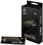 K&otilde;vaketas Msi SPATIUM M461 500GB SSD PCIe 4.0 NVMe M.2 PCI Express 4.0 3D NAND