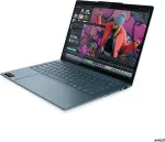 S&uuml;learvuti Lenovo Yoga Slim 7 14AKP10 AMD | Tidal Teal | 14 " | OLED | WUXGA | 1920 x 1200 pixels | Glossy | AMD Ryzen AI 5 | 330 | 16 GB | Soldered LPDDR5X | Solid-state drive capacity 512 GB | AMD Radeon 820M Graphics | Windows 11 Home | 802.11be | ...
