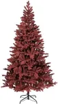 No name CHRISTMAS TREE ARTIFICIAL RED 210CM