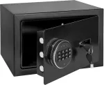 Rebel Sejf domowy elektroniczny na kod PIN i klucz &ndash; sejf na pieniądze i dokumenty RB-7002