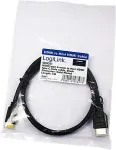 Logilink HDMI-Kabel Ethernet A -> mini St/St 1.00m sw