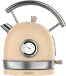 Veekeetja Cecotec Thermosense 420 Vintage Light Beige, kettle beige/stainless steel, 2,200 watts, 1.8 liters