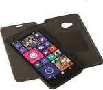 Krusell Kaitse&uuml;mbris kaanega Kiruna FolioSkin, Microsoft Lumia 640, must,
