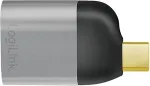 Logilink USB 3.2 Gen2 Type-C adapter, C/M to mDP/F, 8K/60 Hz, alu, black/grey