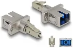 DeLOCK LWL Hybrid Kupplung LC Simplex Stecker zu SC Simplex Buchse beige