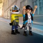 Playmobil Mootorratta tagaajamine 72079