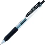 ZEBRA Geelpliiats Sarasa Clip Eco 0,5 must, 3Re, 2 tk
