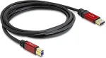Delock Kabel USB 3.0 rot A-B St/St 2.0m