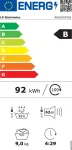 LG AI DUAL Inverter Heat Pump, ThinQ, RHX5009TLB, 9 kg