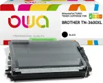 Tooner Armor OWA toner compatible with Brother TN-3600XL, black, 6000 pages.