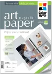 ColorWay ART | White | 650 g/m&sup2; | A4 | A4 | Matte Magnetic Photo Paper