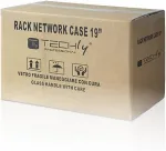 TECHly Wall Rack Cabinet 19 6U D320 Black Assembled" I-CASE EL-1006B32