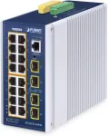 Planet Technology Corp. PLANET IGS-6325-16P4S hallatav L3 Gigabit Ethernet (10/100/1000) v&otilde;rguside&uuml;hendused PoE tugi alumiinium, Blue
