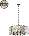 No name Pendant luminaire 2200027L 8XE14 gold