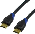Logilink High Speed with Ethernet - HDMI mit Ethernetkabel - HDMI (M) bis HDMI (M) - 3 m - Schwarz - 4K Unterst&uuml;tzung (CH0063)