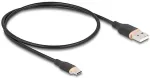 DELOCK USB 2.0 Kabel USB Typ-A St > USB Typ-C St 0.5m schw.