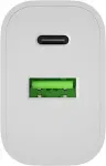 NATEC USB charger Ribera 1xUSB-A 1xUSB-C white