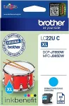 Tooner Brother LC-22UC INK CARTRIDGE CYAN F/MFC-J985DW 1200 PGS STD 24711