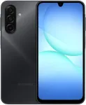 Mobiiltelefon SAMSUNG | Galaxy | A17 | Black | 6.7 " | Super AMOLED | 1080 x 2340 pixels | Mediatek | Helio G99 | Internal RAM 4 GB | 128 GB | Dual SIM | microSD | 4G | Main camera resolution 50 MP | Secondary camera resolution 5 MP | Android | 15 |  ...