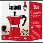 Kohvimasin BIALETTI Moka pot for 3 cups Moka Express 5466 red