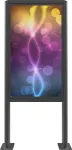 EDBAK | Floor stand | POK101 | 55 " | Maximum weight (capacity) 80 kg | Black