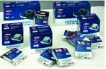 DYMO D1 Schriftband 24mmx7.0m schwarz->rot