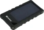 SANDBERG portable USB power source 16000 mAh, Outdoor Solar powerbank, for smartphones, black